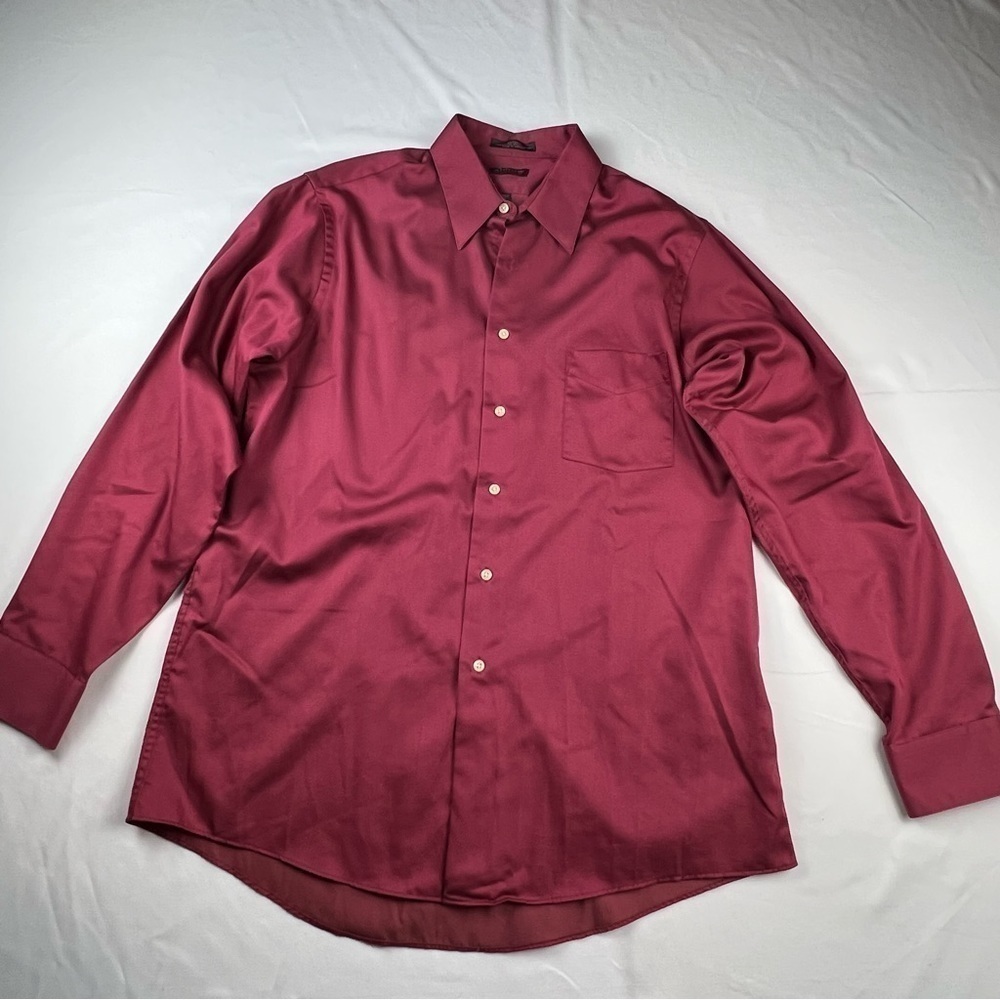 Arrow - Men’s Dress Shirt - 16 34/35 Large - Rust - Wrinkle Free